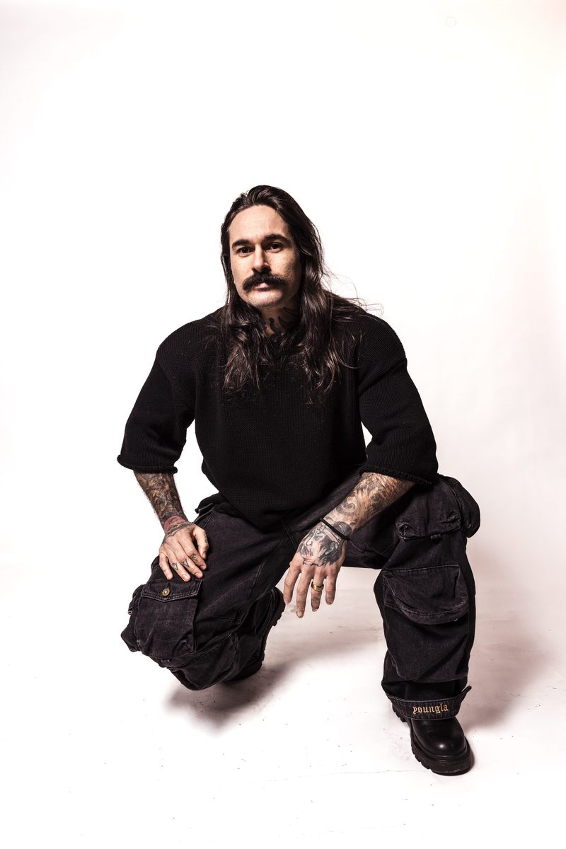 Portrait of Max Castro, tattoo artist at Soul Kraft Ink